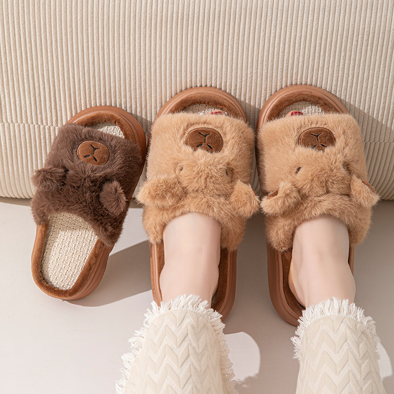 Hemp Cartoon Women's Slippers  - đánh giá và giá Women'S Fashion Walking Shoes