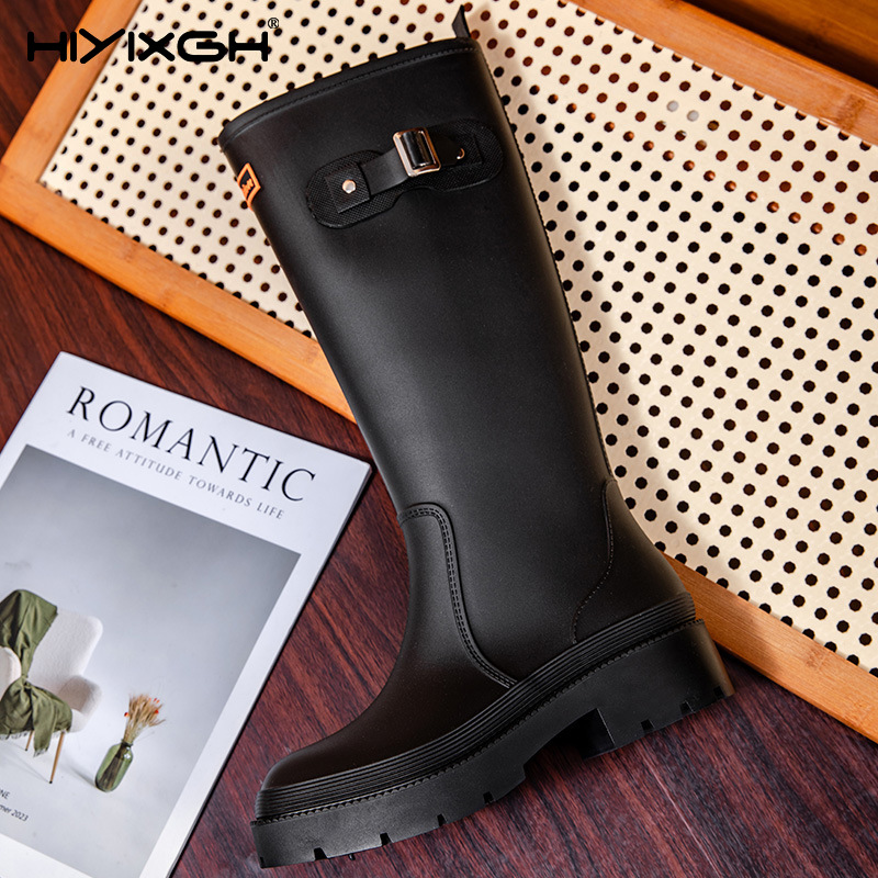 Fashion Ladies High Top Waterp - đánh giá và giá Women'S Fashion Rain Boots
