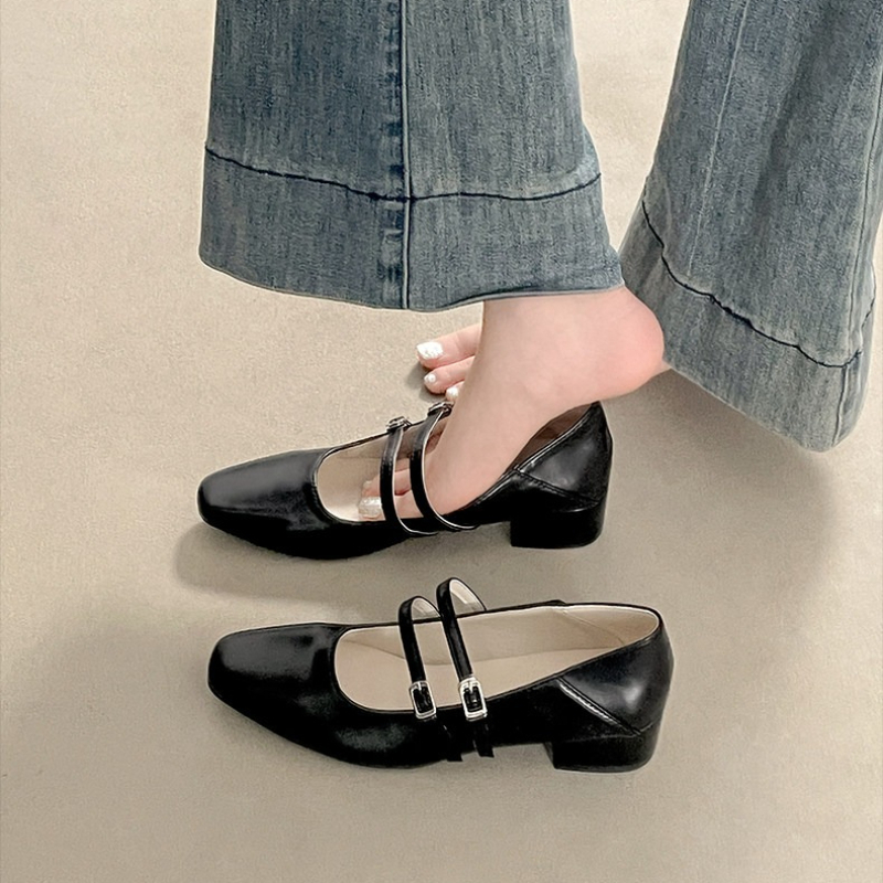 Square Toe Low Heel Women Silv - đánh giá và giá Women'S Fashion Walking Shoes