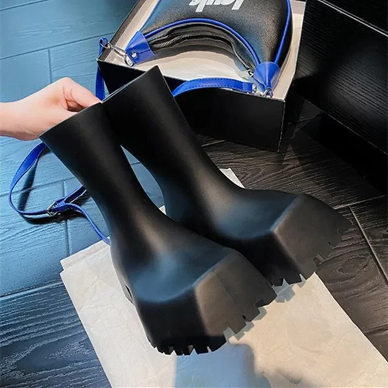 High Quality Soft Leather PU A - đánh giá và giá Women'S Fashion Rain Boots