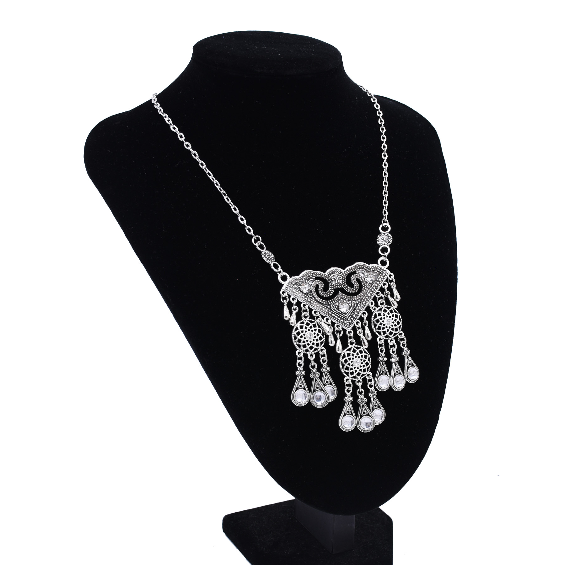 Ethnic Hollow Geometry Pendant - đánh giá và giá Women Fashion Pakistan
