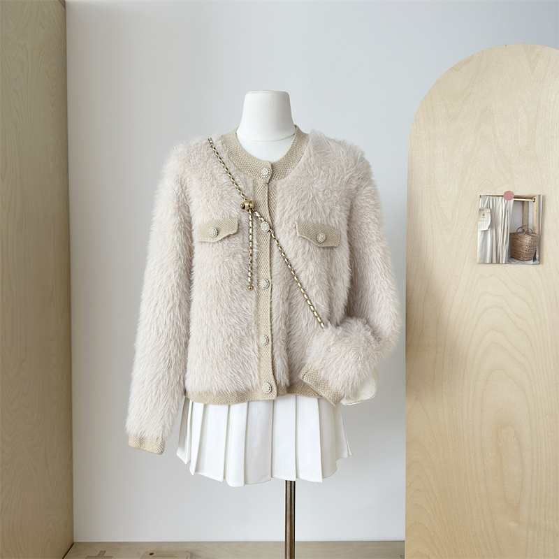 Mohair Jacquard Knit Sweate Ca - đánh giá và giá Xl Women'S Fashion