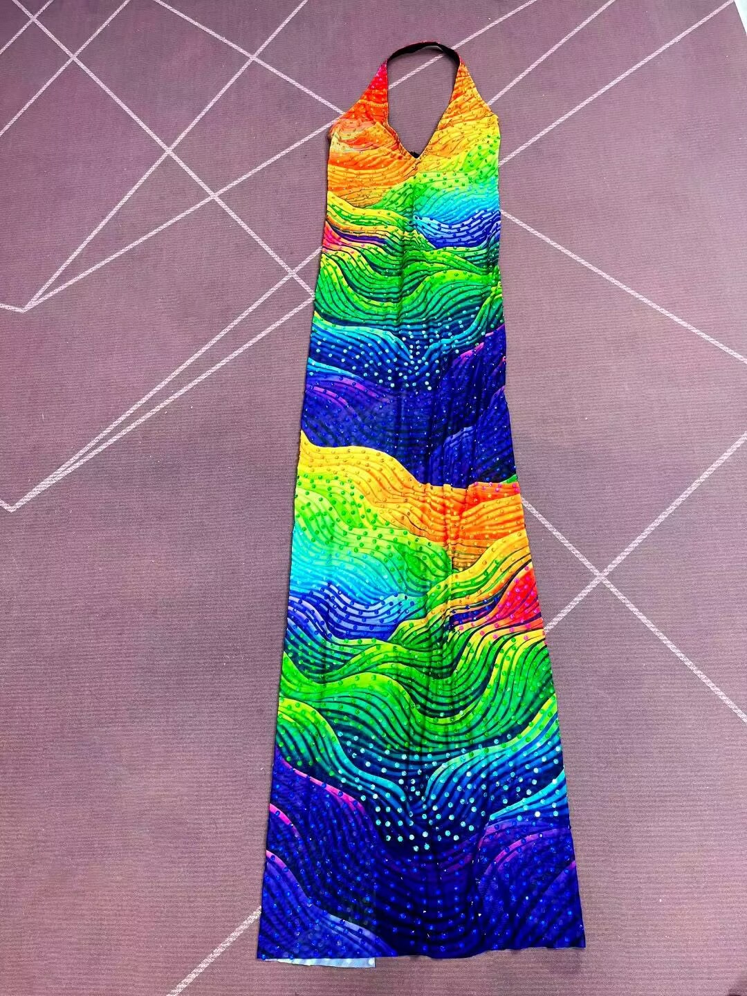 Irregular Line Pattern Designe - đánh giá và giá Women Fashion Designer Dresses Photos